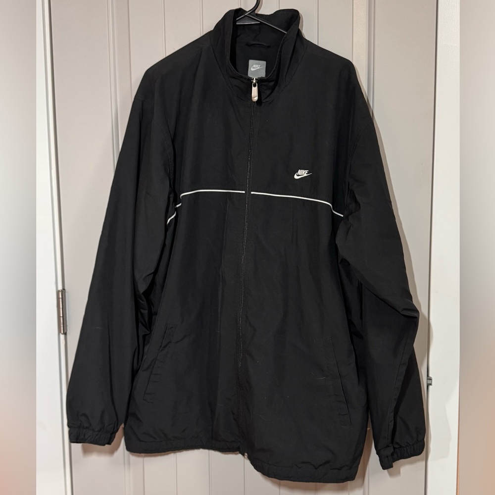 Nike Black Zip Up Track Jacket
